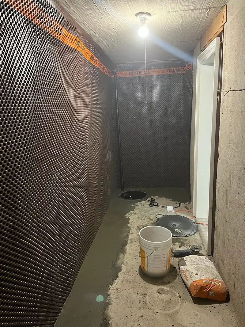After basement renovation in North York